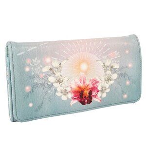 NWT NEW Papaya "Higher Love" Tri-Fold Wallet Vegan Leather Boho